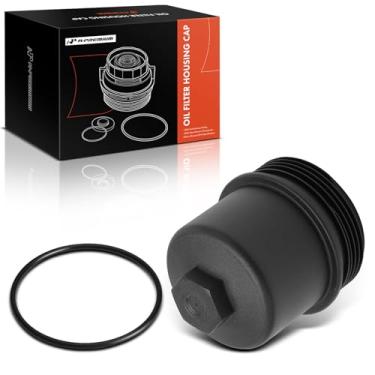 Imagem de A-Premium Conjunto de tampa do invólucro do filtro de óleo compatível com Mercedes-Benz E550, E63/CLS63/G63 AMG, CL550, CLS550, S, GL550, GLE550, ML63 AMG, SL550, SLK55 AMG