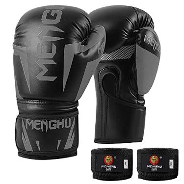 Imagem de Domary Luvas de boxe com alças de apoio de pulso Kick Boxing Muay Thai Punching Training Bag Luvas Ajustáveis ​​Handwraps Esportes ao ar livre Luvas de boxe Equipamento para boxe saco de soco Almofada