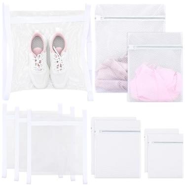 Imagem de SATINIOR 7 sacos de roupa de malha adequados para a maioria das máquinas de lavar e secadoras com zíperes resistentes e laços de lavanderia