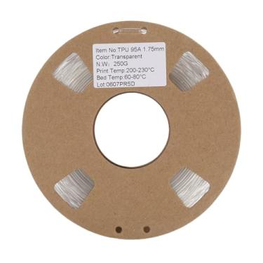 Imagem de Diydeg Filamento da Impressora 3D, 1,75 Mm 95A 250g de Alta Elasticidade TPU Filamento Flexível de 1,75 Mm de Coextrusão para a Maioria das Impressoras 3D