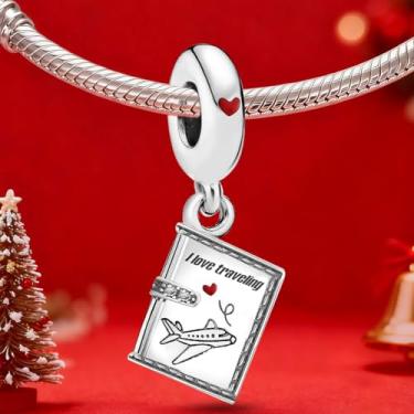 Imagem de 1 peça prata elegante pés redondos berloque contas adequadas para mulheres, faça você mesmo e roupa diária combinando joias decoração presente para mamãe, 7.4*9.4mm, Prata, Sem Pedra Preciosa