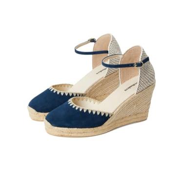 Imagem de Soludos Sandália feminina Marseille Wedge Espadrille, Azul (Armada), 38