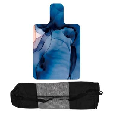 Imagem de Generic Pilates reformador esteira toalha pilates reformador capa pilates reformador almofada esteira de pilates para reformador para ginásio, Azul