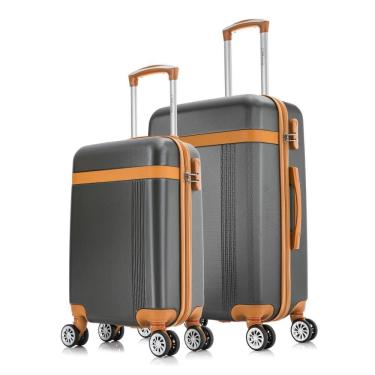 Imagem de Kit malas de viagem 10kg e 23kg grafite Bruges Swiss Move