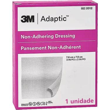 Imagem de Curativo Adaptic não aderente 7.6x7.6cm 2012 - unidade - Systagenix