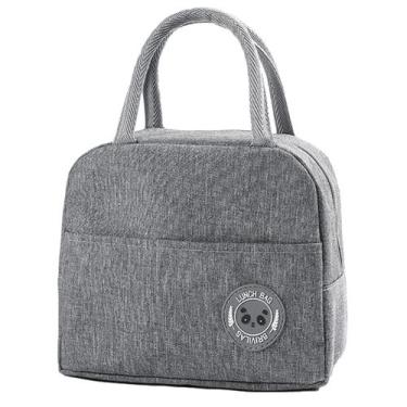 Imagem de Necessaire Térmica Bolsa Sacola Lancheira Pratica Isolamento Resistent