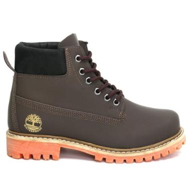 Imagem de Bota TRYLHA impermeável Masculina Clássica Inch6 Waterproof, Marrom, 4