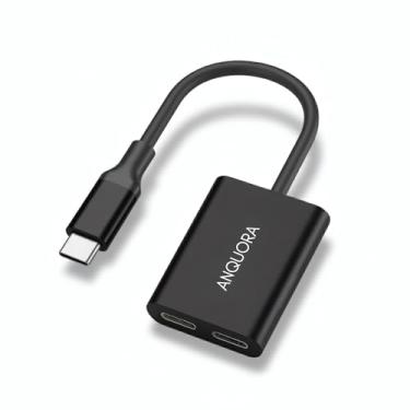 Imagem de ANQUORA AR Glasses Adapter, USB C to AR Glasses 4K@60Hz and Charging Up to 100W PD, Plug and Play, Compatible with Switch 1,Steam Deck, ROG Ally and More, Supports Rokid/XREAL/Viture AR Glasses