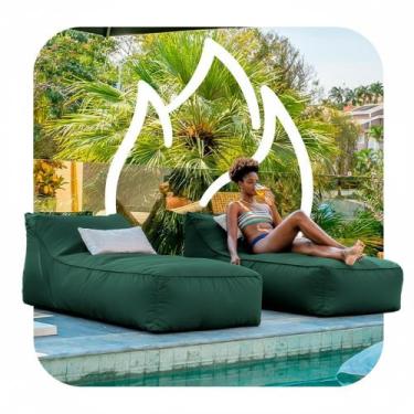 Imagem de Espreguiçadeira de Jardim Puff Uni  Eco Flame Garden - Sofá na Caixa, 