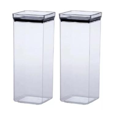 Imagem de Kit 02 Potes Hermético Organizador Multiuso 2200ml