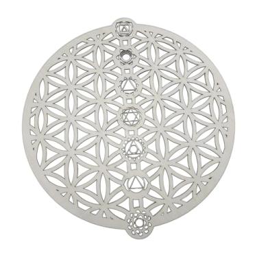 Imagem de Fxzqgnh Arte de Parede Abstrata, Ornamento Boêmio, Escultura de Parede Criativa em Madeira, Decoração Suspensa para Casa de Campo, Style C, Tamanho real