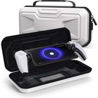 Imagem de Case Bag Bolsa Estojo De Viagem e Proteção Para Playstation Portal Branco