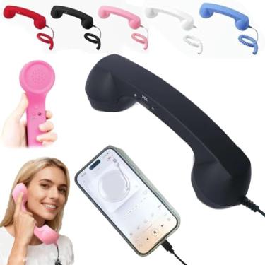 Imagem de Novo aparelho de telefone retrô 2026, telefone USB vintage antigo com microfone e alto-falante, adequado para videoconferência móvel, chamadas e videoconferências, conexão rápida