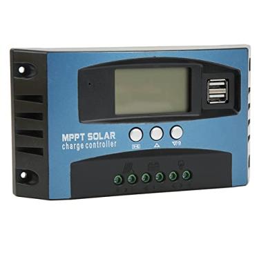 Imagem de LiebeWH Controlador de Carga Solar Lcd 12v Painel Regulador 24v Bateria do Com Abs para Gerenciamento de Carregamento Mppt de Energia Eólica (40A)