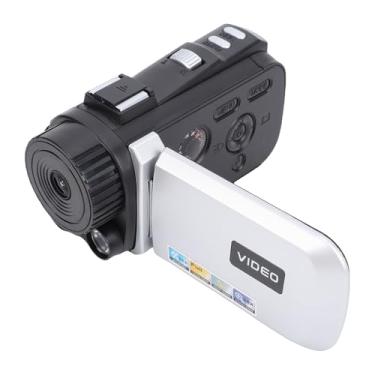 Imagem de Bewinner Câmera de Vídeo 1080P 24MP, Gravador de Câmera Digital Com Tela de Rotação de 270 Graus, Zoom Digital 18X e Tela de 3,0 Polegadas, Câmeras DV Vlogging de Visão Noturna (Cinza Prateado)