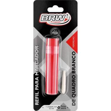 Imagem de Tinta Refil Vermelha para Marcador de Quadro Branco 5,5ML Caixa com 12