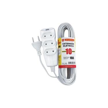 Imagem de Extensão Cabo Pl 2x0,75 10 Metros Branca 103 - MEGATRON