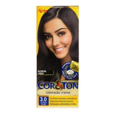 Imagem de Tinta De Cabelo Cor E Ton Niely Tintura - NoBrand, Castanho Escuro 3.0