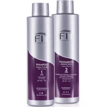 Imagem de Kit Tratamento Avançado 1 Litro Fit Cosmétics (2 Produtos) - Fit Cosmt