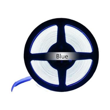 Imagem de Fita LED COB Super Fina E Flexível De 5mm, Alta Densidade, Fita Neon D