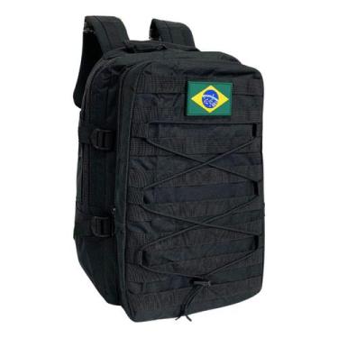 Imagem de Mochila Masculino Escolares Tatica Militar Promoção - NoBrand, Preto c