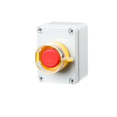 Imagem de EPANO Caixa de botão à prova d'água, interruptor de parada de emergência, redefinição de fonte de alimentação, controle elétrico do motor do elevador com travamento automático (tipo 6)