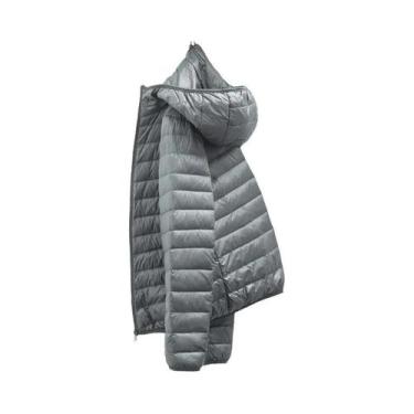 Imagem de Casaco De Inverno plus Size Para Homens Com Capuz, Jaqueta De Penas De