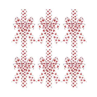 Imagem de Laços para Armários de Cozinha - 6 Peças 100cm Reutilizáveis Para Dia Dos Namorados,Decorações Cozinha Laços Porta Para Festas | Aplicável A Parede Móveis Janela Casa Quarto E