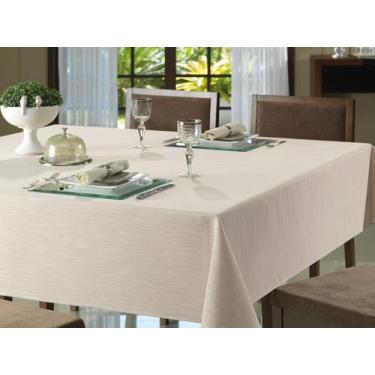 Imagem de Toalha Mesa Dohler Passion Clean 200x200cm, Bege, Quadrado