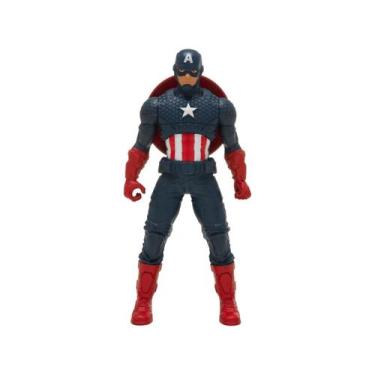Imagem de Boneco Marvel Capitao America Olympus Hasbro E5579, Azul, Marvel