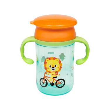 Imagem de Copo com Alça 300ml Buba Leão, Laranja