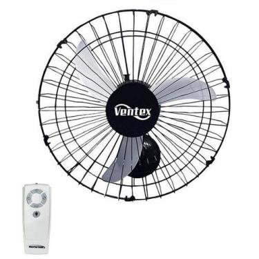 Imagem de Ventilador De Parede 50cm com Controle Remoto Preto Tex5 Bivolt 210w V