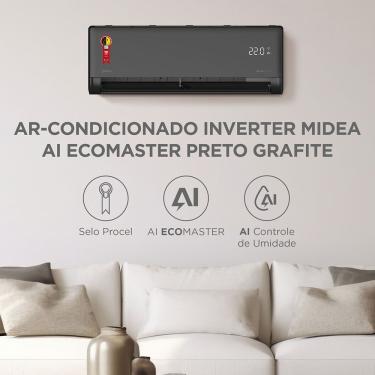 Imagem de Ar Condicionado Split Inverter Midea AI Ecomaster 18000 BTUS Quente e Frio 220V 42EMVQA18M5