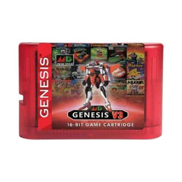 Imagem de Cartão TF De 8GB MegaDrive Genesis 3000 Em 1 MD V3 pro Para Console SE
