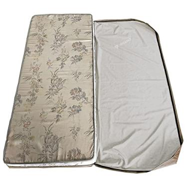 Imagem de Capa Anti Alérgica Impermeável Hospitalar Silenciosa Para Colchão de Solteiro Bege (A 12 x L 88 x C 188)