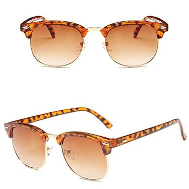 Imagem de Sunglasses Women Popular Retro Men Summer Style Sun Glasses,04 Leopard,Tea,china