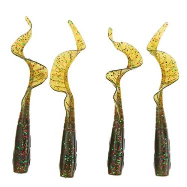 Imagem de Isca, Isca de Simulação Realista de Bom Equilíbrio Wobbler Flexível Derruba 4 Peças (Verde)