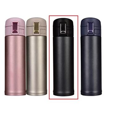 Imagem de Koix Garrafa Térmica Aço Inox Agua Café 500ml Quente ou Frio Vácuo (Preto)