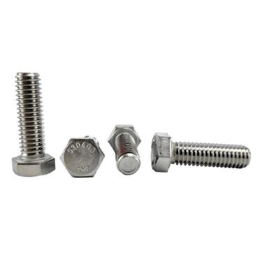 Imagem de Chenango Supply Parafusos sextavados de 3/8-16 x 1-1/10.2 cm (3/10.2 cm a 12.7 cm de comprimento na listagem), aço inoxidável 304, 25 peças (3/8-16 x 1-1/4