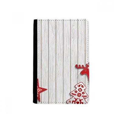 Imagem de Carteira porta-cartões Merry Christmas Red Moose Star Passport Holder Notecase Burse