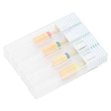 Imagem de Ferramenta de polimento de unhas, broca de manicure, haste de 2,35 mm de diâmetro durável XF/F/M/C cabeça para escultura