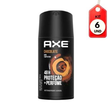 Imagem de Kit C/06 Axe Dark Temptation Desodorante Antitranspirante Aerosol 97G