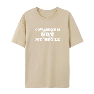 Imagem de Camiseta unissex Show Your Courageous Side with This Cowardice is Not My Style, Arena, P