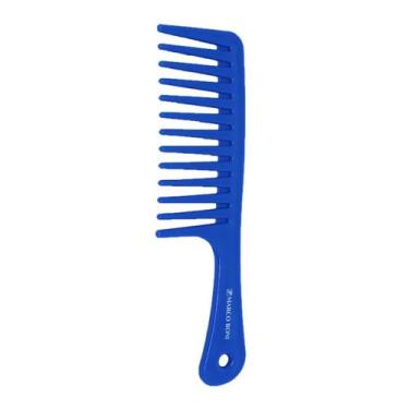 Imagem de Super Pente De Cabelo Dentes Largos Longos 250mm Marco Boni, Azul
