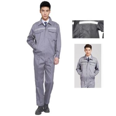 Imagem de Conjunto Uniforme Faixa Refletiva EPI Profissional Segurança do Trabal
