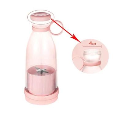Imagem de Garrafa Mixer Liquidificador Misturador Juice 300ml Portátil Processad