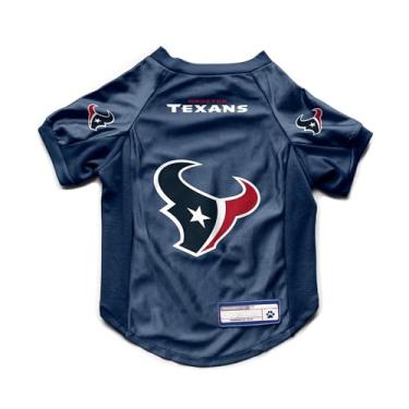 Imagem de Littlearth NFL Houston Texans Camiseta elástica para animais de estimação, cor do time, GG