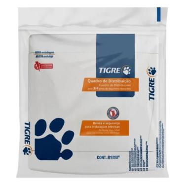 Imagem de Quadro Distribuição para 3/4 Nema/Din S/Barramento Sobrepor - TIGRE