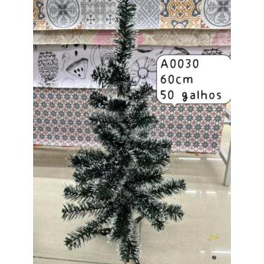 Imagem de Árvore De Natal verde / branca Pinheiro cheio 60cm/90cm(Tudos Modelos)