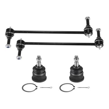 Imagem de X AUTOHAUX 4 peças de juntas esféricas inferiores para Dodge Grand Caravan 2008-2018 para Chrysler Town Country para Ram C/V para VW Routan No.K500082/K7258 Barras estabilizadoras de suspensão